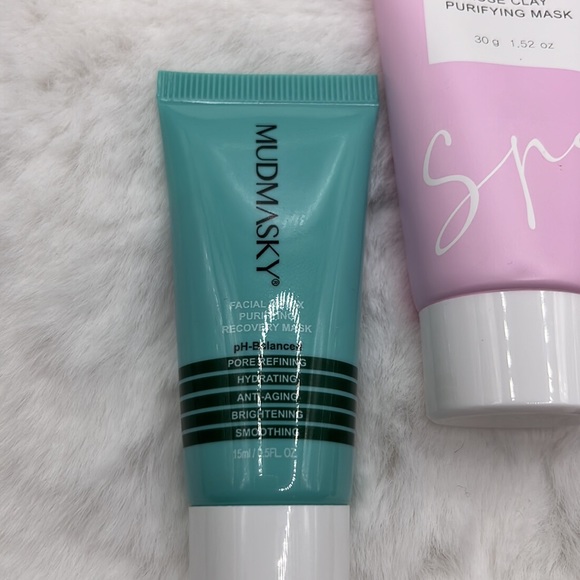 3/$9 Mudmasky Facial Detox Purifying Recover Mask - Wash Off Clay/Mud Mask Mini - Picture 2 of 3